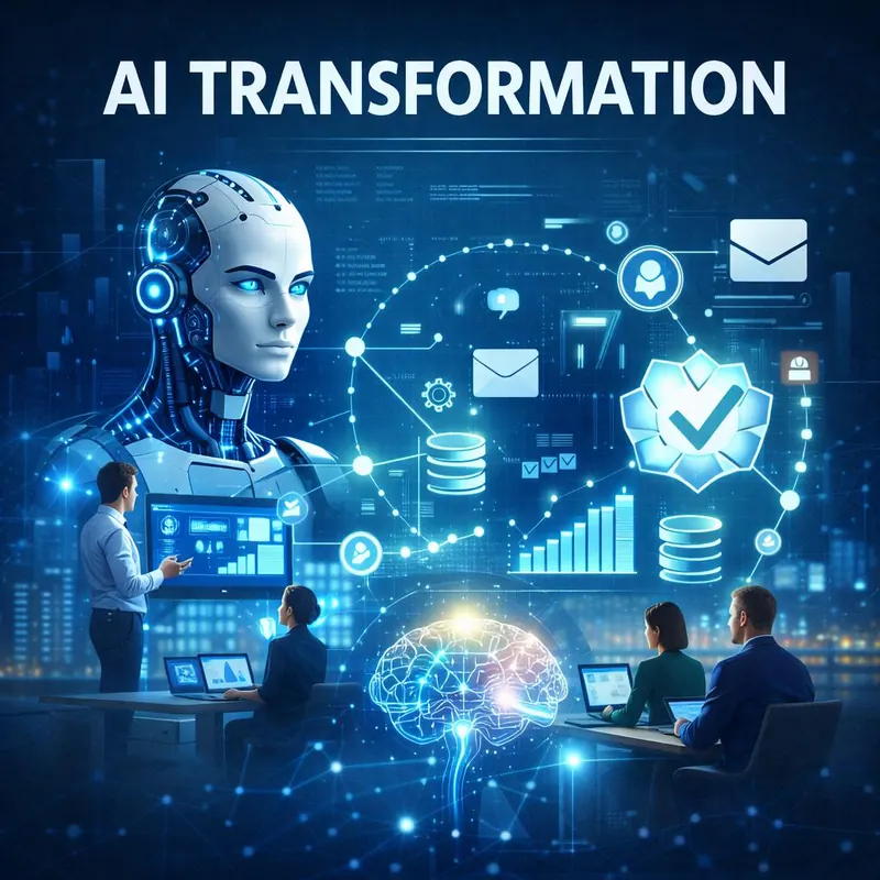 AI transformation illustration